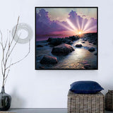 Strand 5d Diy Diamond Painting Diamant Malerei Set MJ8495