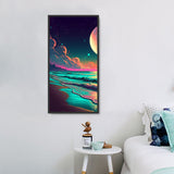 Strand 5d Diy Diamond Painting Diamant Malerei Set MJ8500