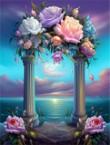 Strand 5d Diy Diamond Painting Diamant Malerei Set MJ8513