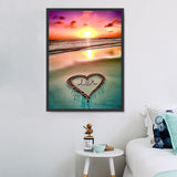Strand 5d Diy Diamond Painting Diamant Malerei Set MJ8520