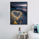 Strand 5d Diy Diamond Painting Diamant Malerei Set MJ8521
