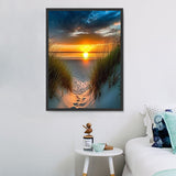 Strand 5d Diy Diamond Painting Diamant Malerei Set MJ8537