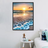 Strand 5d Diy Diamond Painting Diamant Malerei Set MJ8539