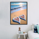 Strand 5d Diy Diamond Painting Diamant Malerei Set MJ8540