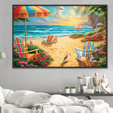 Strand 5d Diy Diamond Painting Diamant Malerei Set MJ8548