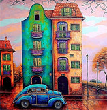 Straße 5d Diy Diamond Painting Diamant Malerei Set MJ8555