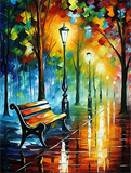 Straße 5d Diy Diamond Painting Diamant Malerei Set MJ8580