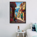 Straße 5d Diy Diamond Painting Diamant Malerei Set MJ8592