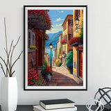 Straße 5d Diy Diamond Painting Diamant Malerei Set MJ8592