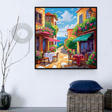 Stadt 5d Diy Diamond Painting Diamant Malerei Set MJ8610