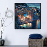 Stadt 5d Diy Diamond Painting Diamant Malerei Set MJ8611