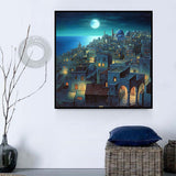 Stadt 5d Diy Diamond Painting Diamant Malerei Set MJ8612