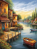 Stadt 5d Diy Diamond Painting Diamant Malerei Set MJ8622