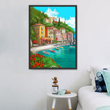 Stadt 5d Diy Diamond Painting Diamant Malerei Set MJ8626