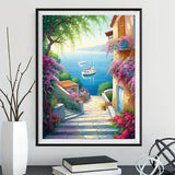 Stadt 5d Diy Diamond Painting Diamant Malerei Set MJ8627