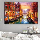 Stadt 5d Diy Diamond Painting Diamant Malerei Set MJ8629
