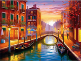 Stadt 5d Diy Diamond Painting Diamant Malerei Set MJ8629