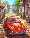 Auto 5d Diy Diamond Painting Diamant Malerei Set MJ8647