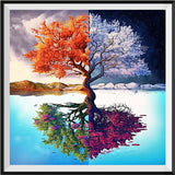 Baum 5d Diy Diamond Painting Diamant Malerei Set MJ8659