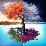 Baum 5d Diy Diamond Painting Diamant Malerei Set MJ8659