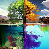 Baum 5d Diy Diamond Painting Diamant Malerei Set MJ8663