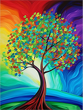 Baum 5d Diy Diamond Painting Diamant Malerei Set MJ8694