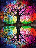 Baum 5d Diy Diamond Painting Diamant Malerei Set MJ8704