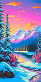 Natur 5d Diy Diamond Painting Diamant Malerei Set MJ8802