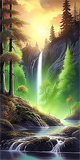 Natur 5d Diy Diamond Painting Diamant Malerei Set MJ8809