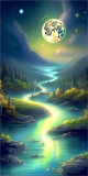 Natur 5d Diy Diamond Painting Diamant Malerei Set MJ8813