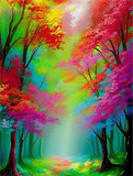 Natur 5d Diy Diamond Painting Diamant Malerei Set MJ8829