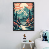Natur 5d Diy Diamond Painting Diamant Malerei Set MJ8837