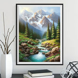 Natur 5d Diy Diamond Painting Diamant Malerei Set MJ8838
