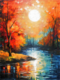 Natur 5d Diy Diamond Painting Diamant Malerei Set MJ8857