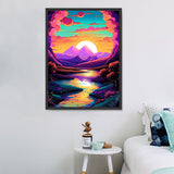 Natur 5d Diy Diamond Painting Diamant Malerei Set MJ8858