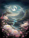 Natur 5d Diy Diamond Painting Diamant Malerei Set MJ8885