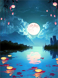 Natur 5d Diy Diamond Painting Diamant Malerei Set MJ8886