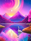 Natur 5d Diy Diamond Painting Diamant Malerei Set MJ8892