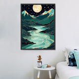 Natur 5d Diy Diamond Painting Diamant Malerei Set MJ8894