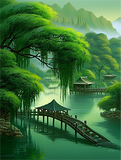 Natur 5d Diy Diamond Painting Diamant Malerei Set MJ8895