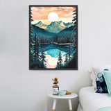 Natur 5d Diy Diamond Painting Diamant Malerei Set MJ8902
