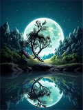 Natur 5d Diy Diamond Painting Diamant Malerei Set MJ8908