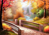 Natur 5d Diy Diamond Painting Diamant Malerei Set MJ8938