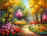 Natur 5d Diy Diamond Painting Diamant Malerei Set MJ8966