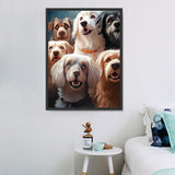 Hund 5d Diy Diamond Painting Diamant Malerei Set MJ8992