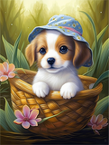 Hund 5d Diy Diamond Painting Diamant Malerei Set MJ8993
