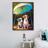 Hund 5d Diy Diamond Painting Diamant Malerei Set MJ8994