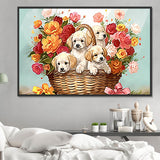 Hund 5d Diy Diamond Painting Diamant Malerei Set MJ8998