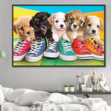 Hund 5d Diy Diamond Painting Diamant Malerei Set MJ8999