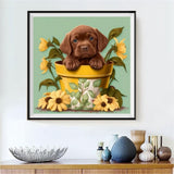 Hund 5d Diy Diamond Painting Diamant Malerei Set MJ9011